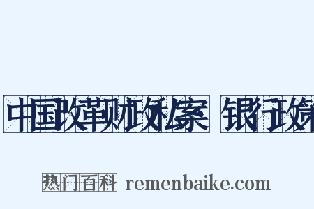 中国改革财政私案·银行政策是什么意思的图片